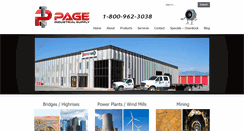 Desktop Screenshot of pageindustrial.com